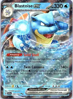 Blastoise ex (Stellar Crown Stamp) Double Rare Miscellaneous Cards & Products 0 - Image 1