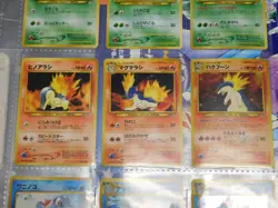 Pokemon Neo Genesis TCG Series 1 Japanese Promo Binder w/ Starter Pokemon Cards - Image 5
