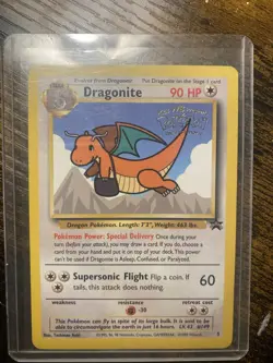 1999 Pokemon TCG Dragonite Gold Star Movie Promo Card #149 - Image 1