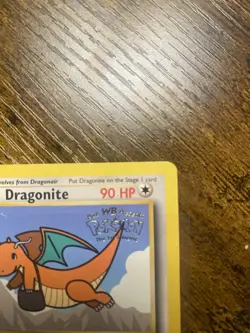 1999 Pokemon TCG Dragonite Gold Star Movie Promo Card #149 - Image 4