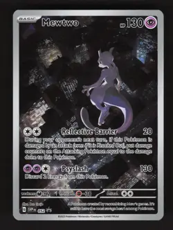 Mewtwo SVP 052 Pokemon Promo 151 Full Art Holo Ultra Premium Card - Image 1