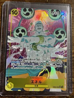 One Piece EB02-052 Enel Alt Art SR TCG CCG Japanese Card - Image 1