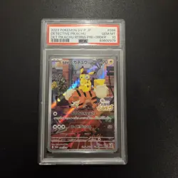 Pokemon Card - Detective Pikachu 098/SV-P Promo Japanese - PSA 10 - Image 1