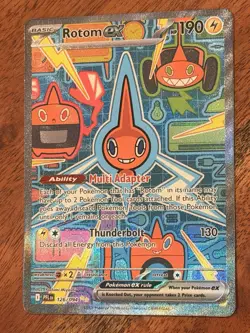 Pokemon Rotom EX 126/094 Holo Card PLFEN Set English Lightning Basic - Image 2