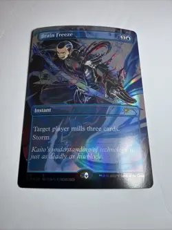 Brain Freeze FOIL Magic The Gathering Borderless Secret Lair Drop Series Card - Image 2