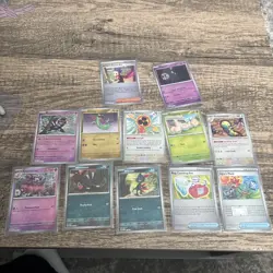 Lot of 47 Pokeball Pattern Pokemon Card prismatic black bolt white flare - Image 4