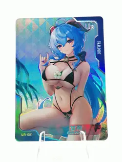 Ganyu - Genshin Impact - Senpai Goddess Haven #2 - UR-001 - Bikini - Waifu Cards - Image 1