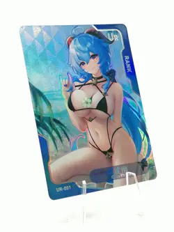 Ganyu - Genshin Impact - Senpai Goddess Haven #2 - UR-001 - Bikini - Waifu Cards - Image 3