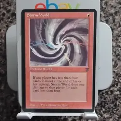 Magic: The Gathering Storm World Enchant World Legends Rare Red 1994 - Image 1