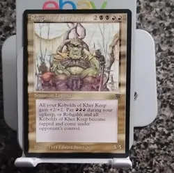 Magic: The Gathering Rohgahh of Kher Keep Legends Creature Black Red 1994 - Image 1