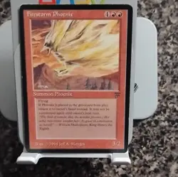 Magic: The Gathering Firestorm Phoenix Creature Red Legends Rare Regular - Image 1