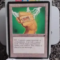 Magic: The Gathering Ring of Immortals Artifact Legends 1994 Melissa Benson - Image 1