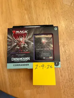 MTG Duskmourn – Endless Punishment Commander Deck | Precon | Magic - SEALED - Image 1