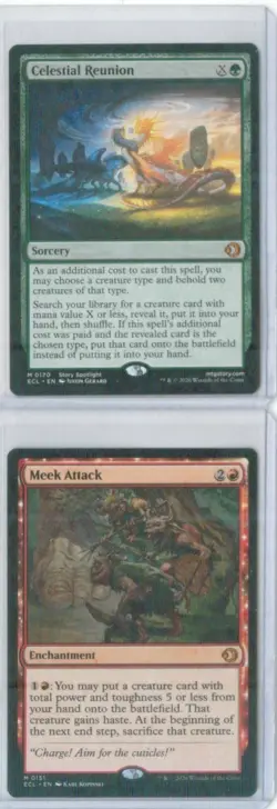 x14 Magic The Gathering MTG Lorwyn Eclipsed/Avatar Mythic Lot - Image 5