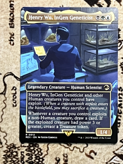 Henry Wu, InGen Geneticist (Borderless) - Jurassic World Collection - 12 - NM - Image 1