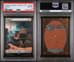 Plains FOIL Magic The Gathering Final Fantasy 0295 FFVII PSA 8 - Image 3