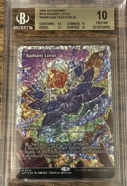 Radiant Lotus (Showcase) (Fracture Foil) Aetherdrift Foil BGS Pristine 10 - Image 1