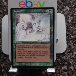 Magic: The Gathering Typhoon Sorcery Green Regular 1994 Anson Maddocks - Image 1