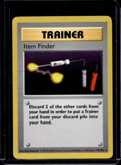 1999 Pokemon Unlimited Item Finder Rare #74/102 - Image 1