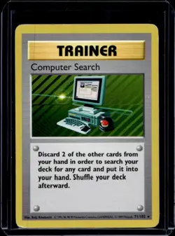 1999 Pokemon Unlimited Computer Search Rare #71/102 - Image 1