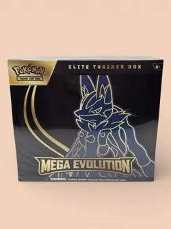 Pokemon TCG Mega Evolution Lucario Elite Trainer Box (ETB) | Factory Sealed New - Image 1