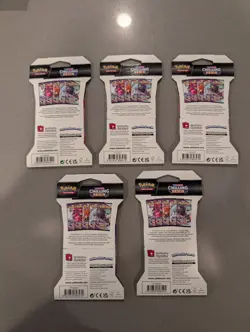 Chilling Reign Sleeved Pokemon Booster Packs - Complete Full Art Set - Image 2