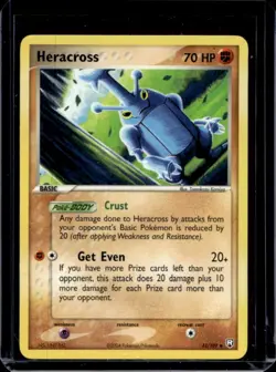 2004 Pokemon EX Team Rocket Returns Heracross #43/109 - Image 1