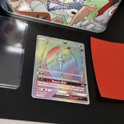 Pheromosa GX (Secret Rare) - 158/156 Pokemon SM Ultra Prism - Holo NM ✨ - Image 5
