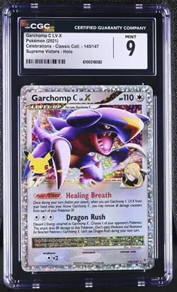Garchomp C LV X *CGC 9* Holo *Celebrations* #145 *2021* Pokemon - Image 1