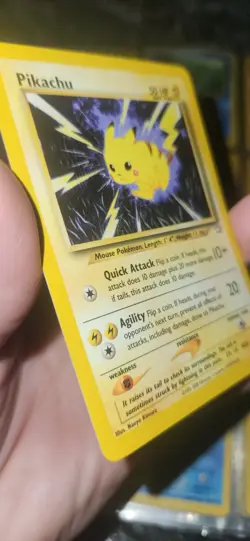 Pokemon TCG Pikachu Neo Genesis 70 Regular 1st Edition Common - Image 2