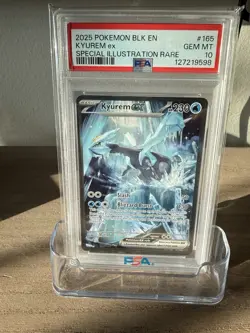 2025 POKEMON BLK EN KYUREM ex SPECIAL ILLUSTRATION RARE PSA 10 GEM MINT - Image 1