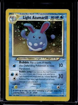 2002 Pokemon Neo Destiny Light Azumarill Holo #13/105 - Image 1