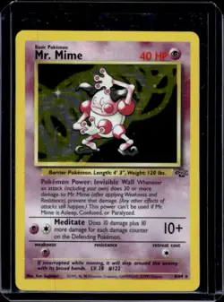 1999 Pokemon Jungle Mr. Mime #6/64 - Image 1