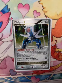 Pokemon Dialga LV.X Black Star Promo DP37 Partial Swirl By Dialga’s Head NM-LP - Image 5