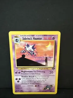 NM-MINT Sabrina's Haunter 55/132 Gym Challenge Pokemon - Image 1