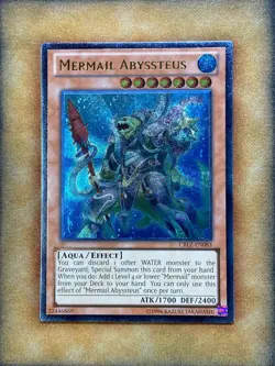 Yugioh Mermail Abyssteus CBLZ-EN083 Ultimate Rare LP - Image 1