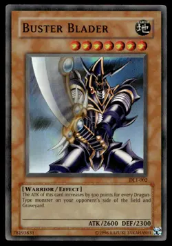 Yu-Gi-Oh TCG Duelist League Promo #DL1-002 Buster Blader Super Rare - Image 1