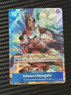 Edward Newgate Alternate Alt Art SR OP13-042 Carrying On His Will One Piece TCG - Image 1