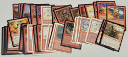 MTG Magic The Gathering Red Rare Mythic Lot of 50 Cards DMG/PR/HP Played RD1 - Image 1