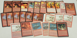 MTG Magic The Gathering Red Rare Mythic Lot of 50 Cards DMG/PR/HP Played RD1 - Image 2