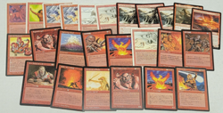 MTG Magic The Gathering Red Rare Mythic Lot of 50 Cards DMG/PR/HP Played RD1 - Image 3
