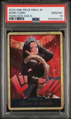 2025 ONE PIECE JPN EB03-EXTRA BOOSTER ONE PIECE HEROINES ED- DON!! CARD PSA 10 - Image 1