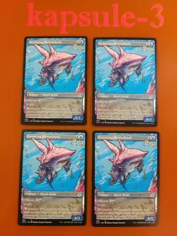 4x Pouncing Shoreshark | Showcase | Ikoria Lair of Behemoths | MTG Magic Cards - Image 1