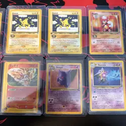 Vintage Pokemon TCG Non Holo 10 Card Lot - Gengar, Entei, Starmie, etc - Image 3