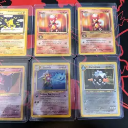 Vintage Pokemon TCG Non Holo 10 Card Lot - Gengar, Entei, Starmie, etc - Image 4