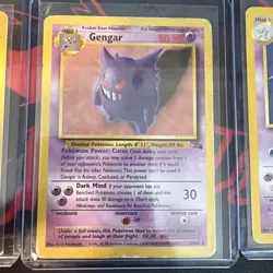 Vintage Pokemon TCG Non Holo 10 Card Lot - Gengar, Entei, Starmie, etc - Image 5