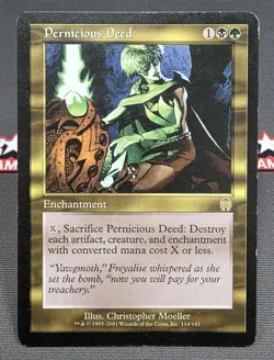 MTG Pernicious Deed - Apocalypse Magic the Gathering Card # 114 - Image 1