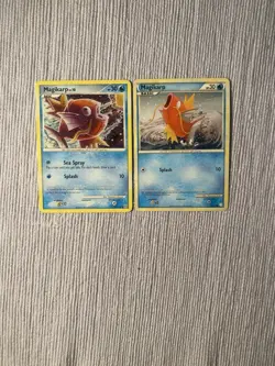 Pokemon TCG Magikarp Stormfront And HeartGold SoulSilver Cards LP - Image 1