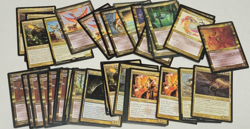 MTG Magic The Gathering Gold Rare Mythic Lot of 50 Cards DMG/PR/HP Played G1 - Image 1