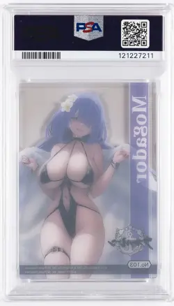 2025 BUSHIROAD TRADING CARD COLLECTION CLEAR AZUR LANE VOL.4 #103 MOGADOR PSA 9 - Image 2